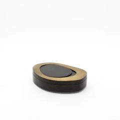  R Y Augousti Set of 2 Boxes in Black Shell with Bronze Patina Brass by R Y Augousti - 3869637