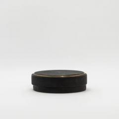  R Y Augousti Set of 3 Boxes in Black Shagreen with Brass Frame by R Y Augousti - 3844631