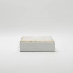  R Y Augousti Set of 3 Boxes in White Shagreen and Quartz with Brass Frame by R Y Augousti - 3844623