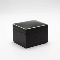  R Y Augousti Set of 3 Curved Top Boxes in Black Oak by R Y Augousti - 3844783