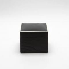  R Y Augousti Set of 3 Curved Top Boxes in Black Oak by R Y Augousti - 3844785