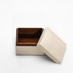  R Y Augousti Set of 3 Curved Top Boxes in White Oak by R Y Augousti - 3844832