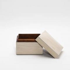  R Y Augousti Set of 3 Curved Top Boxes in White Oak by R Y Augousti - 3844837