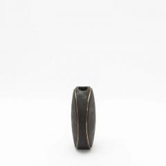  R Y Augousti Shagreen Vase with Brass Details by R Y Augousti - 3869631