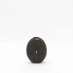  R Y Augousti Shagreen Vase with Brass Details by R Y Augousti - 3869634
