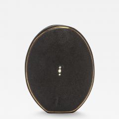  R Y Augousti Shagreen Vase with Brass Details by R Y Augousti - 3878808