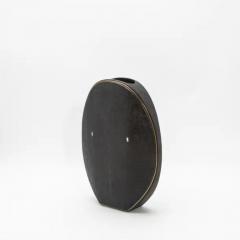  R Y Augousti Shagreen Vase with Brass Details by R Y Augousti - 3869767