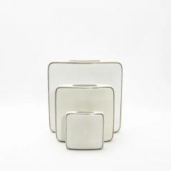  R Y Augousti Shagreen Vase with Brass Details by R Y Augousti - 3876428