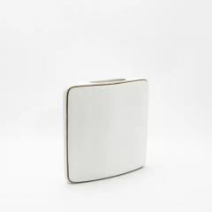  R Y Augousti Shagreen Vase with Brass Details by R Y Augousti - 3876429