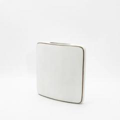  R Y Augousti Shagreen Vase with Brass Details by R Y Augousti - 3876433