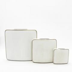  R Y Augousti Shagreen Vase with Brass Details by R Y Augousti - 3876459