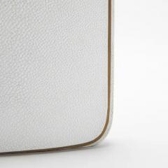  R Y Augousti Shagreen Vase with Brass Details by R Y Augousti - 3876475