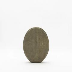  R Y Augousti Shagreen Vase with Brass Details by R Y Augousti - 3876832