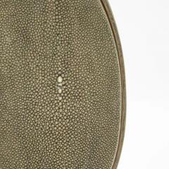  R Y Augousti Shagreen Vase with Brass Details by R Y Augousti - 3876858