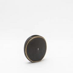  R Y Augousti Shagreen Vase with Brass Details by R Y Augousti - 3879478