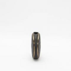  R Y Augousti Shagreen Vase with Brass Details by R Y Augousti - 3879480