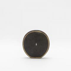  R Y Augousti Shagreen Vase with Brass Details by R Y Augousti - 3879484