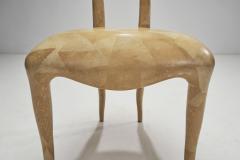  R Y Augousti Tessellated Sylvie Chair by Rie and Yiouri Augousti France 1989 - 2766976