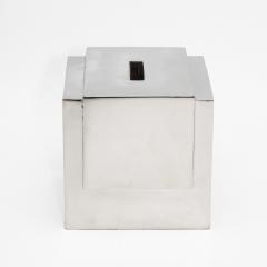  R Y Augousti Tissue Box in Polished Stainless Steel by R Y Augousti - 4210670