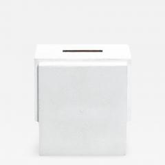  R Y Augousti Tissue Box in White Shagreen by R Y Augousti - 4211635