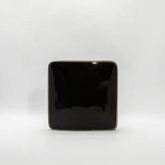  R Y Augousti Vase in Black Shell with Brass Details by R Y Augousti - 3869564