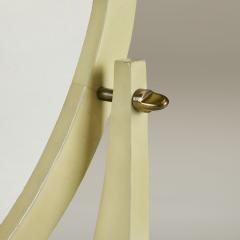  R Y Augousti Vintage cream parchment table mirror by R Y Augousti - 4239554