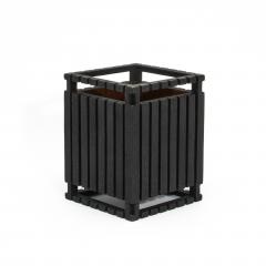  R Y Augousti Waste Bin in Black Shagreen Detail by R Y Augousti - 4210630