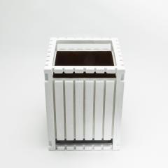  R Y Augousti Waste Bin in White Shagreen Detail by R Y Augousti - 4210628