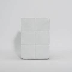  R Y Augousti Waste Bin in White Shagreen by R Y Augousti - 4210638