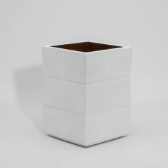  R Y Augousti Waste Bin in White Shagreen by R Y Augousti - 4210642