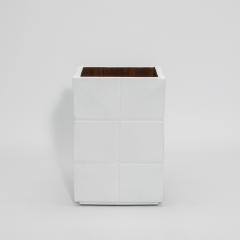  R Y Augousti Waste Bin in White Shagreen by R Y Augousti - 4210694