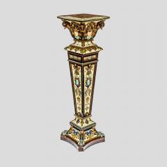  R rstrand Rorstrand LATE 19TH CENTURY SWEDISH R RSTRAND MAJOLICA PEDESTAL - 2744308