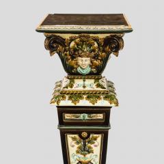  R rstrand Rorstrand LATE 19TH CENTURY SWEDISH R RSTRAND MAJOLICA PEDESTAL - 2744311