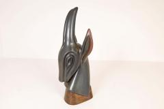  R rstrand Rorstrand Midcentury Large Antelope Sculpture R rstrand Gunnar Nylund Sweden 1940s - 2427176