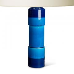  R rstrand Rorstrand Pair of Mod Table Lamps in Cerulean and Blue by Inger Persson - 2771668