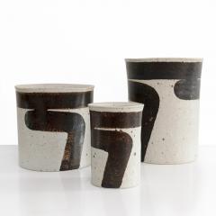  R rstrand Rorstrand Studio 3 Inger Persson hand thrown vases bold graphic designs Rorstrand Sweden 1960 - 4478299