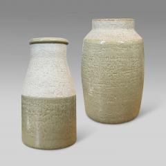  R rstrand Rorstrand Studio Duo of Monumental Vases from the Dune Series by Hertha Bengston for Rorstrand - 3149119