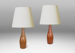  R rstrand Rorstrand Studio Duo of Tall Table Lamps by Gunnar Nylund - 3816306