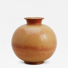  R rstrand Rorstrand Studio Large Globe Vase in Raw Burnt Sienna Tones by Gunnar Nylund - 3315601