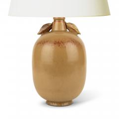  R rstrand Rorstrand Studio Lyrical Table Lamp with Fruit Form by Gunnar Nylund - 3569520