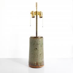  R rstrand Rorstrand Studio MARIANNE WESTMAN GLAZED CHAMOTTE STONEWARE LAMP from ATELJ R RSTRAND CA 1960 - 4711433