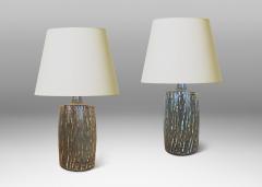  R rstrand Rorstrand Studio Pair of Birka Series Table Lamps by Gunnar Nylund - 3913919