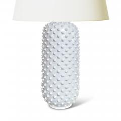  R rstrand Rorstrand Studio Pair of Spiked White Table Lamps by Gunnar Nylund - 3477695