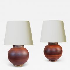  R rstrand Rorstrand Studio Pair of Table Lamps by Gunnar Nylund for R rstrand - 4574005