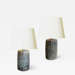  R rstrand Rorstrand Studio Pair of Table Lamps from the Rubus Series by Gunnar Nylund for Rorstrrand - 3139555