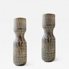  R rstrand Rorstrand Studio Pair of Textured Birka Vases by Gunnar Nylund - 3430294