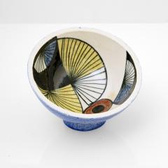  R rstrand Rorstrand Studio VILHELM BJERKE PETERSEN STONEWARE BOWL WITH SURREALIST DESIGN R RSTRAND 1952 - 3447378