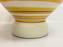  REMAINS LIGHTING A pair of Vintage 1960s Striped Ceramic Table Lamps by Remains Lighting - 4714616