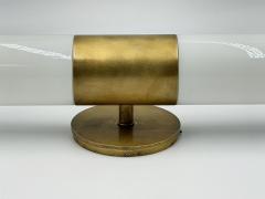  REMAINS LIGHTING Alan Wanzenberg Judson Brass Milk Glass Wall Sconce for Remains Lighting - 4714564
