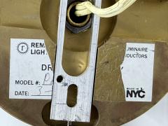  REMAINS LIGHTING Alan Wanzenberg Judson Brass Milk Glass Wall Sconce for Remains Lighting - 4714568